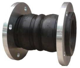 DOUBLE BELLOW RUBBER JOINT